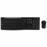 Keyboard Logitech Wireless Combo MK270 Black Spanish Qwerty